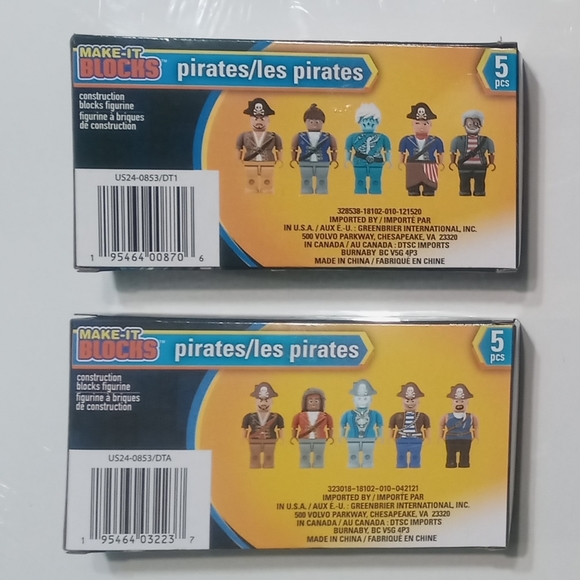 Make It Blocks 2 Pirates different set NEW Lego compatible - Picture 2 of 6